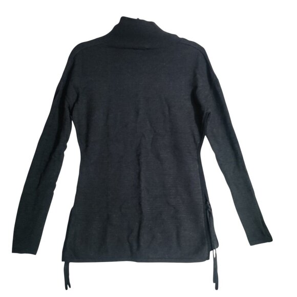 Smartwool L81017 Women's Spruce Creek Gray Turtle Neck Sweater Size Medium - Picture 2 of 8